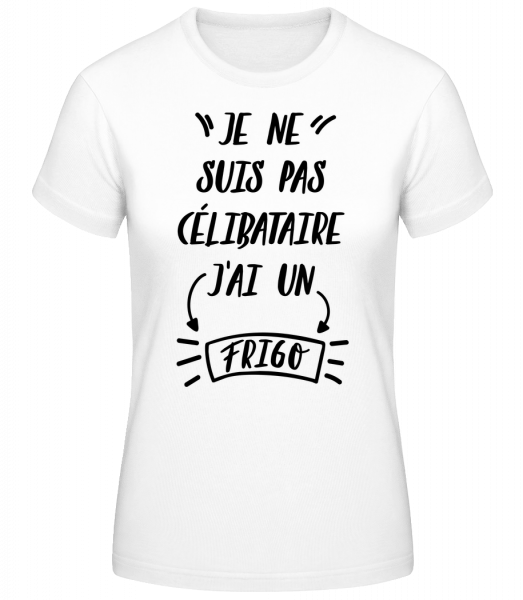 J'Ai Un Frigo - T-shirt standard Femme - Blanc - Devant