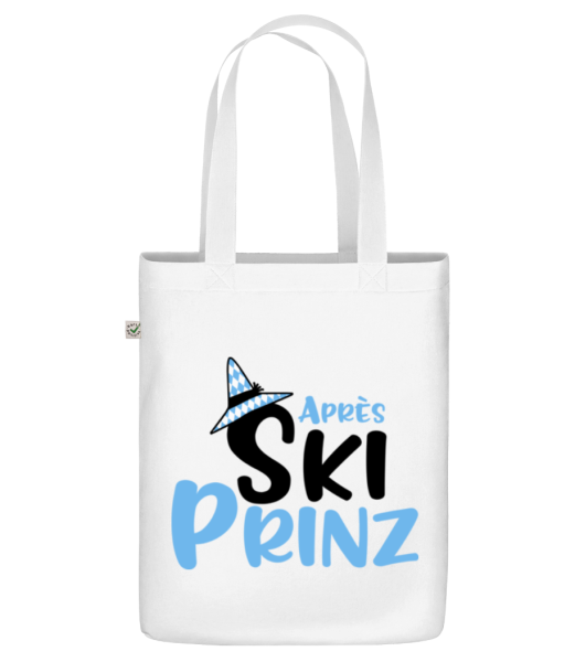 Après Ski Prinz - Bio Tasche - Weiß - Vorne