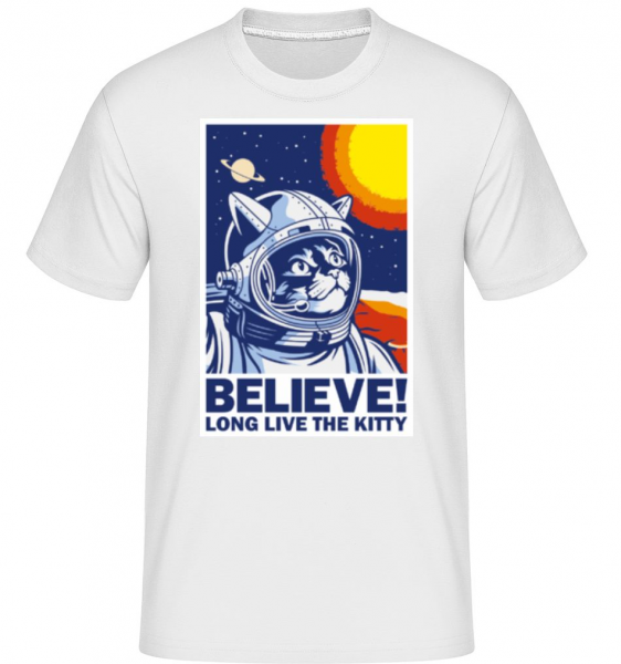 Believe - Shirtinator Männer T-Shirt - Weiß - Vorne