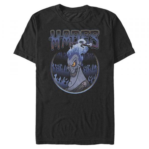 Disney - Hercules - Hades Hella Hot - Männer T-Shirt - Schwarz - Vorne