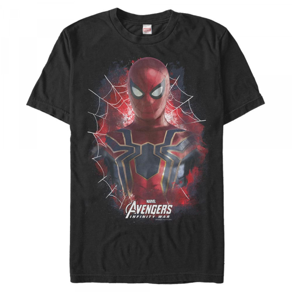 Marvel - Avengers Infinity War - Spider-Man Painted Spider - Männer T-Shirt - Schwarz - Vorne