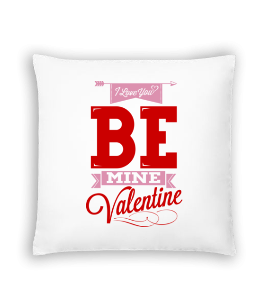 Be Mine Valentine - Coussin - Blanc - Devant