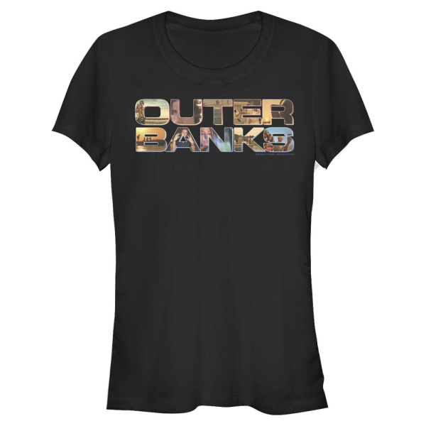 Netflix - Outer Banks - Logo OBX Photo - Femme T-shirt - Noir - Devant