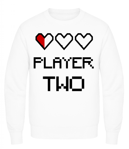 Player Two - Männer Pullover AWDis - Weiß - Vorn