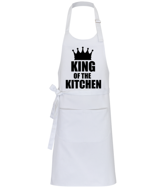 King Of The Kitchen - Profi Kochschürze - Weiß - Vorne