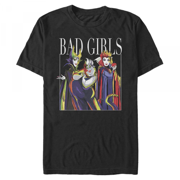 Disney - Bösewichte - Skupina Bad Girls Pose - Männer T-Shirt - Schwarz - Vorne