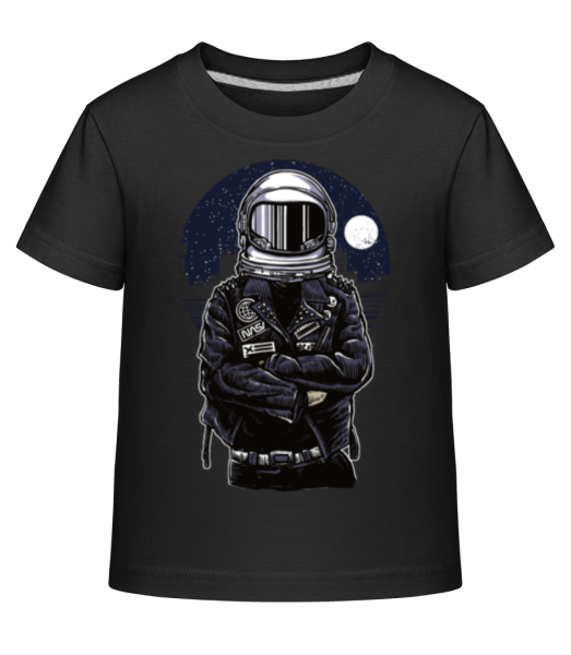 Astronaut Rebel - T-shirt shirtinator Enfant - Noir - Devant