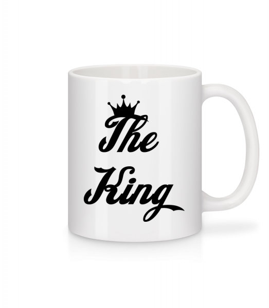 The King - Mug en céramique blanc - Blanc - Devant