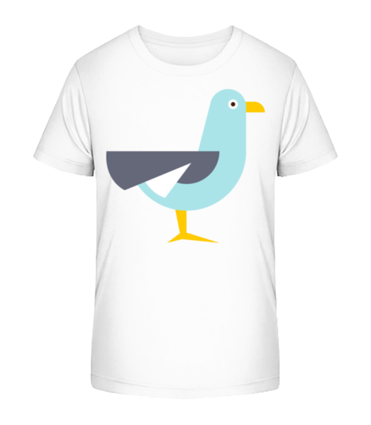 Pigeon Comic - T-shirt bio Enfant Stanley Stella - Blanc - Devant