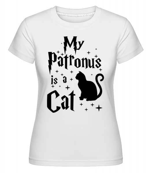 My Patronus Is A Cat -  T-shirt Shirtinator femme - Blanc - Devant