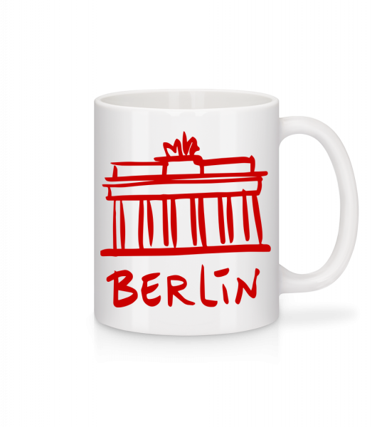 Signe De Berlin - Mug en céramique blanc - Blanc - Devant