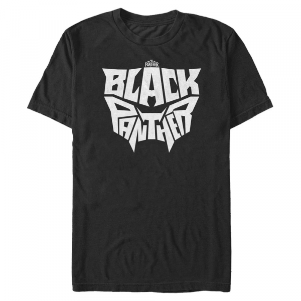 Marvel - Black Panther - Black Panther Letter Face - Homme T-shirt - Noir - Devant