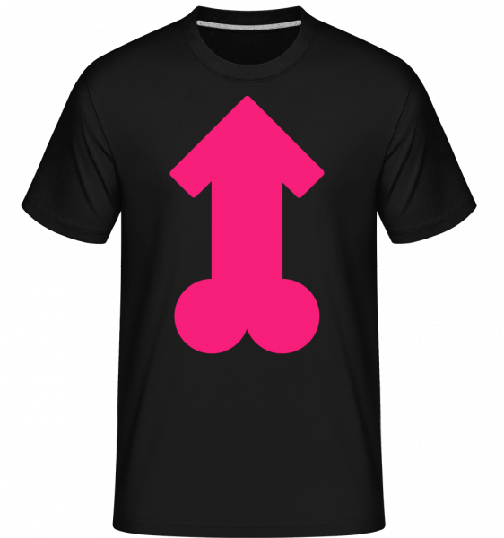 Pink Penis -  T-Shirt Shirtinator homme - Noir - Devant
