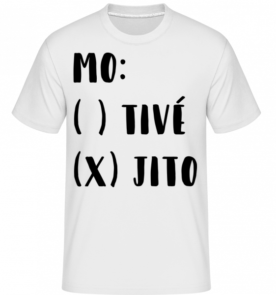 Motivé Mojito -  T-Shirt Shirtinator homme - Blanc - Devant