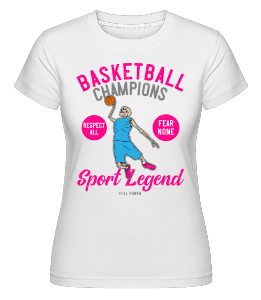 Basketball Champions - Shirtinator Frauen T-Shirt - Weiß - Vorne