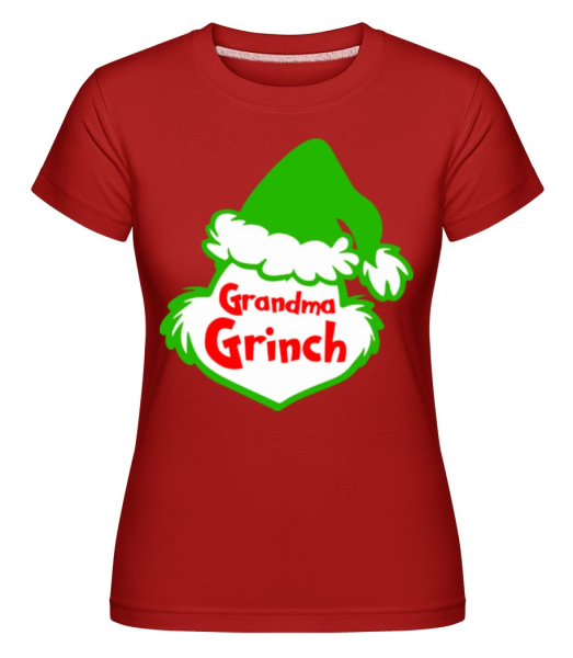 Grandma Grinch - Shirtinator Frauen T-Shirt - Rot - Vorne