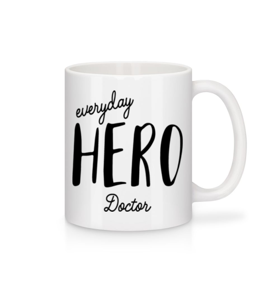 Everyday Hero Doctor - Tasse - Weiß - Vorne