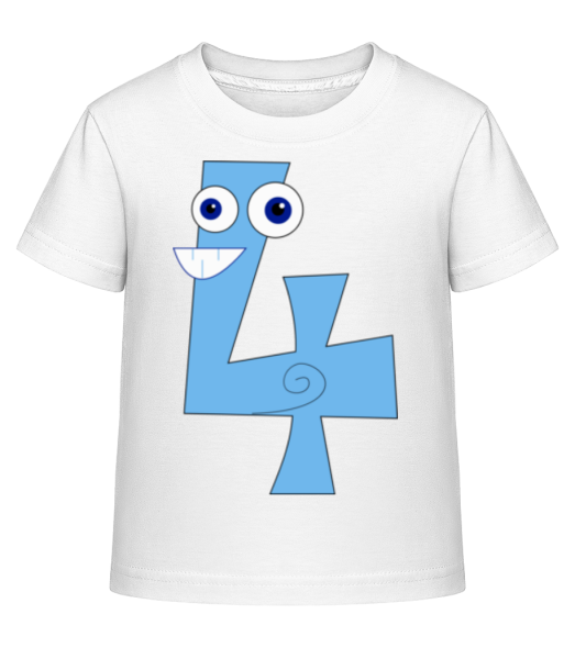 Crazy Four - T-shirt shirtinator Enfant - Blanc - Devant