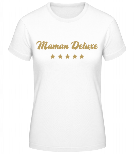 Maman Deluxe - T-shirt standard Femme - Blanc - Devant