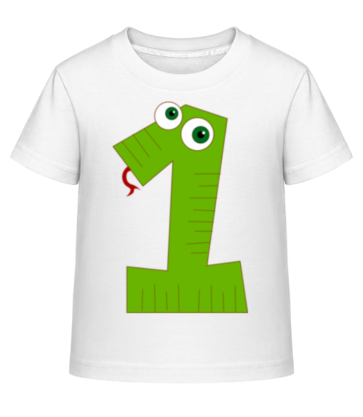 Serpent Un - T-shirt shirtinator Enfant - Blanc - Devant
