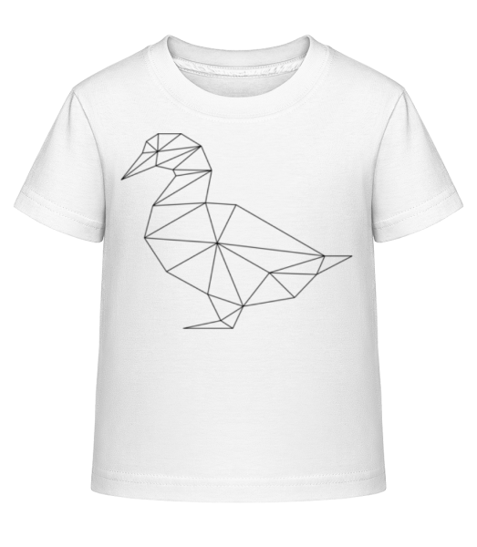 Polygon Canard - T-shirt shirtinator Enfant - Blanc - Devant