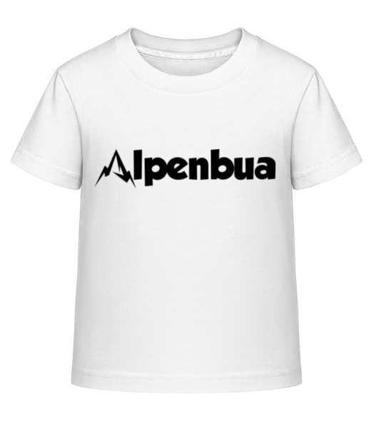 Alpenbua - Kinder Shirtinator T-Shirt - Weiß - Vorne