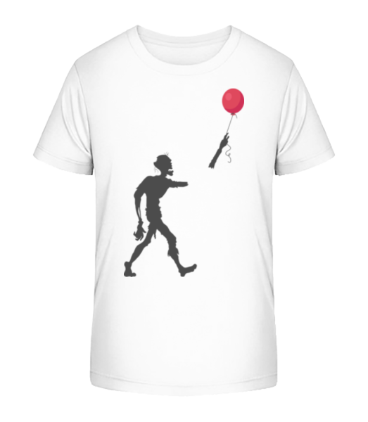 Zombie Ballon - T-shirt bio Enfant Stanley Stella - Blanc - Devant