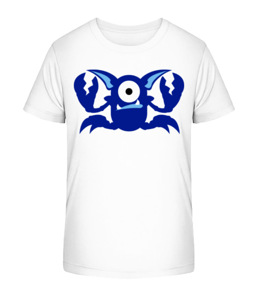 Krabbenmonster - Kinder Bio T-Shirt Stanley Stella - Weiß - Vorne