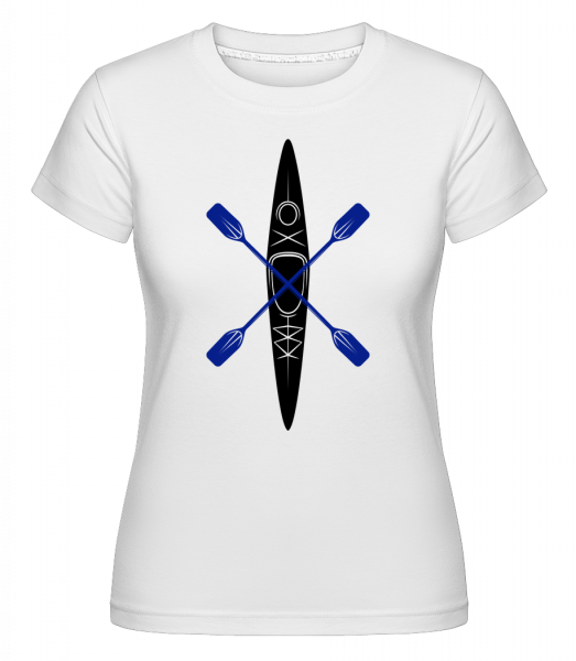 Canoe Symbol -  T-shirt Shirtinator femme - Blanc - Devant