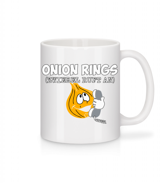 Onion Rings - Tasse - Weiß - Vorn