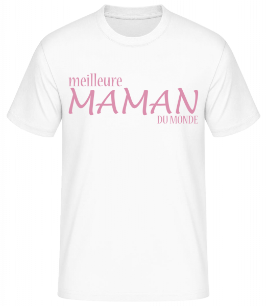 Meilleure Maman Du Monde - T-shirt standard homme - Blanc - Devant