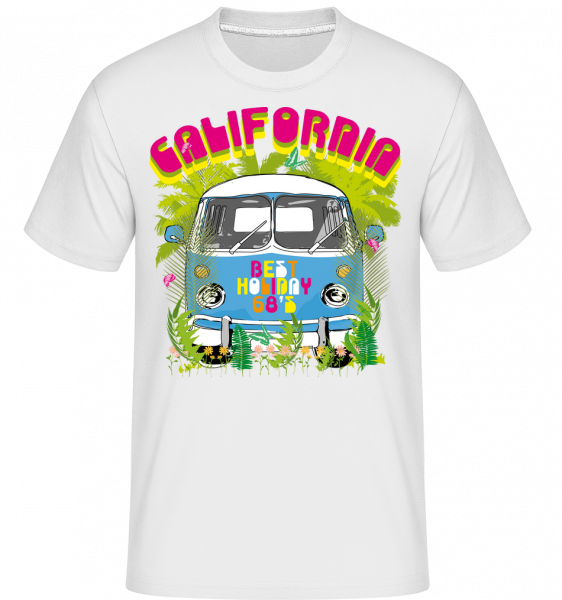 California Bus -  T-Shirt Shirtinator homme - Blanc - Devant