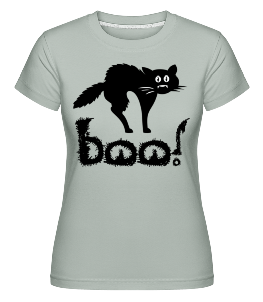 Boo - Shirtinator Frauen T-Shirt - Mintgrün - Vorne