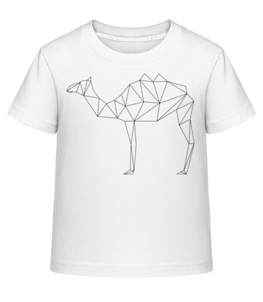 Polygon Chameau - T-shirt shirtinator Enfant - Blanc - Devant