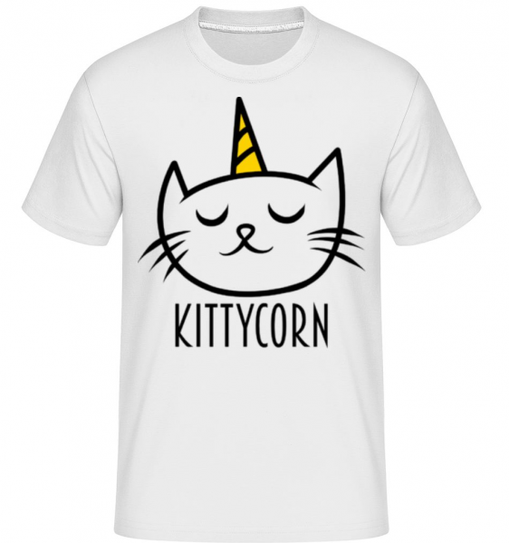 Kittycorn - Shirtinator Männer T-Shirt - Weiß - Vorne