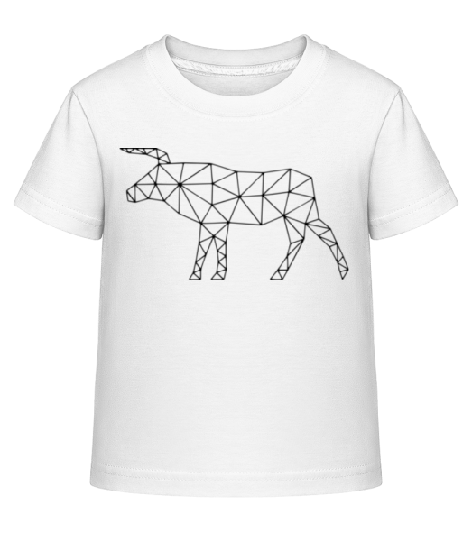Polygon Taureau - T-shirt shirtinator Enfant - Blanc - Devant
