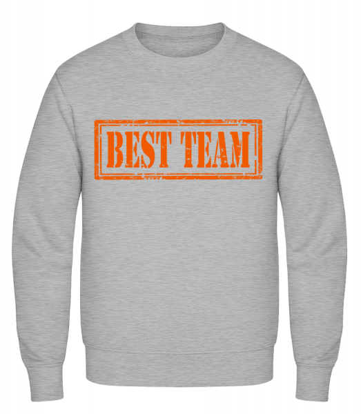 Best Team Sign - Sweat-shirt classique avec manches set-in -  - Devant