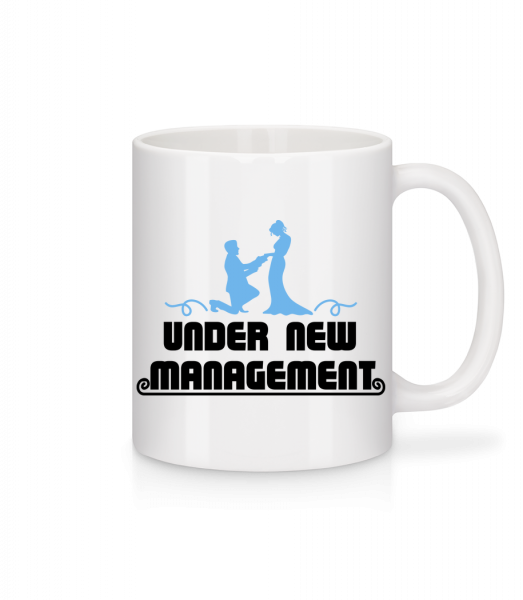 Mariage Under New Management - Mug en céramique blanc - Blanc - Devant