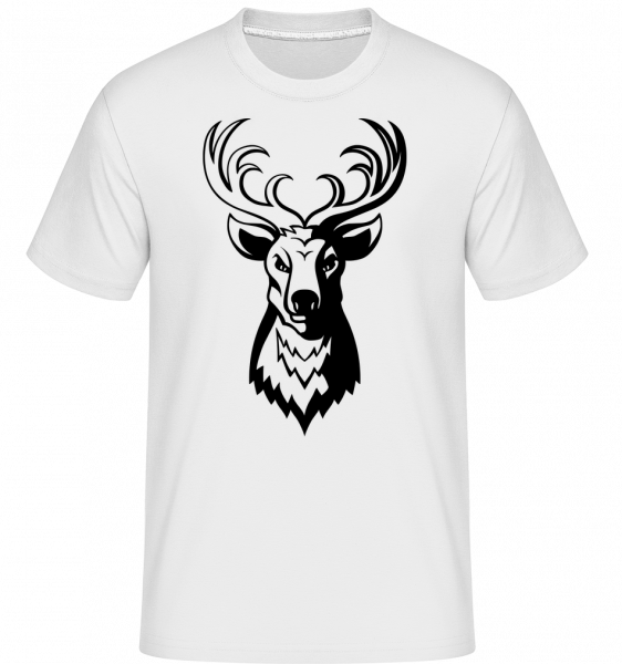 Cerf -  T-Shirt Shirtinator homme - Blanc - Devant