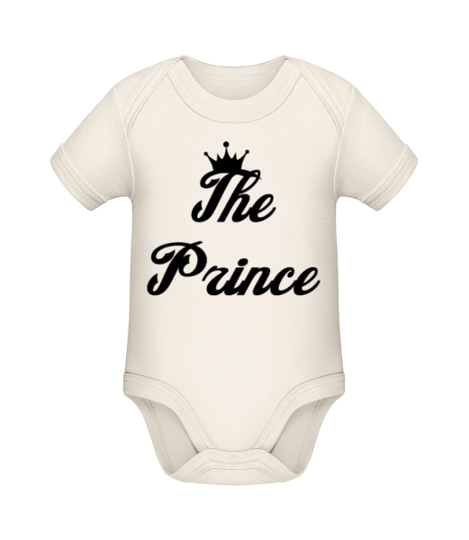 The Prince - Baby Bio Strampler - Creme - Vorne