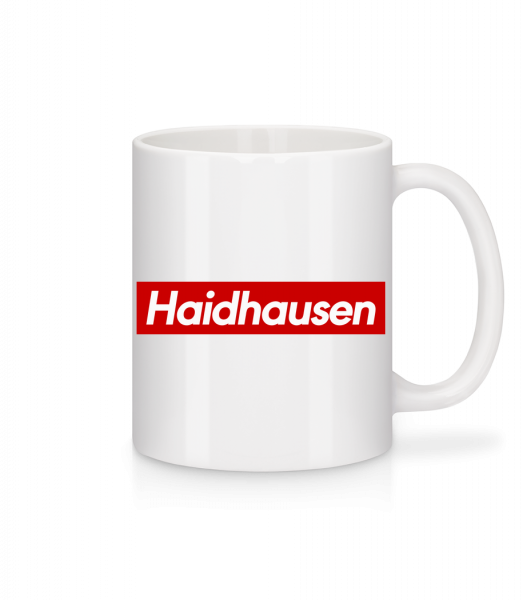 Haidhausen - Tasse - Weiß - Vorn