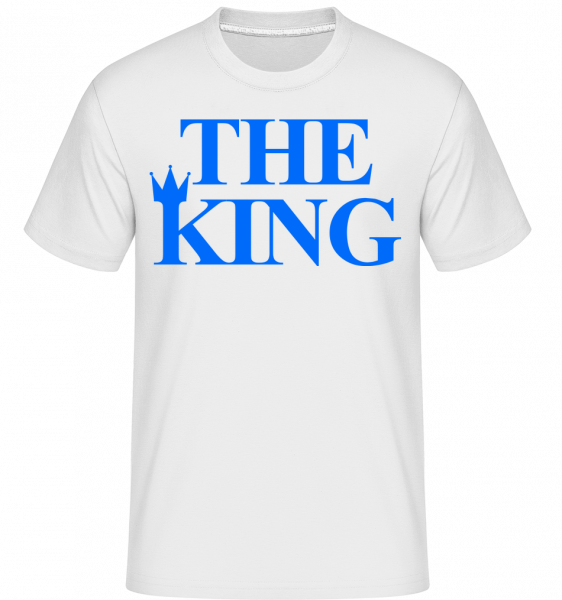 The King Blue - Shirtinator Männer T-Shirt - Weiß - Vorn
