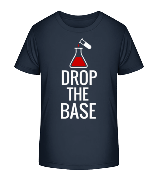Drop The Base - Kinder Bio T-Shirt Stanley Stella - Marine - Vorne