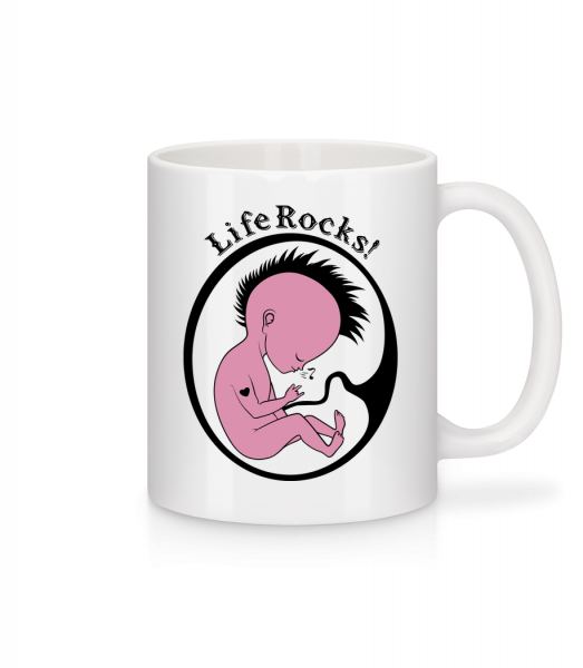 Rockstar Baby - Tasse - Weiß - Vorn