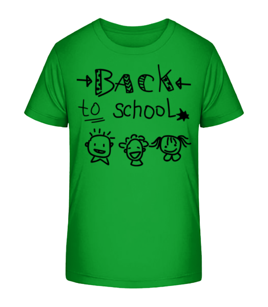 Back To School - Kinder Bio T-Shirt Stanley Stella - Grün - Vorne