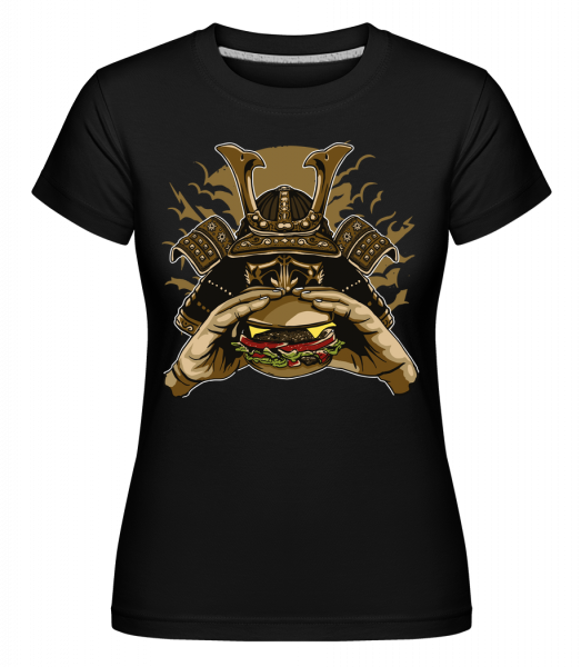 Samurai Burger -  T-shirt Shirtinator femme - Noir - Devant