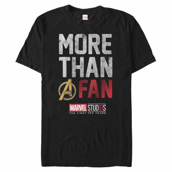 Marvel - Avengers - Logo 17MARF00273A Back - Männer T-Shirt - Schwarz - Vorne