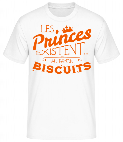 Les Princes Existent - T-shirt standard homme - Blanc - Devant