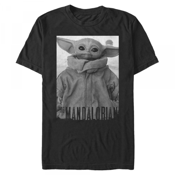 Star Wars - The Mandalorian - The Child Only One - Homme T-shirt - Noir - Devant