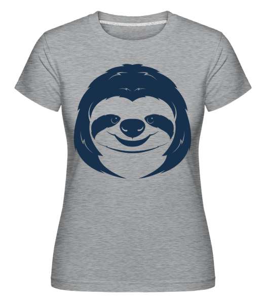 Visage Doux Indolence -  T-shirt Shirtinator femme - Gris bruyère - Devant